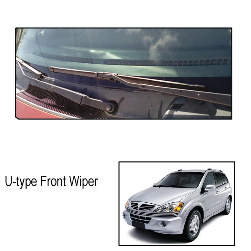 Misima Windshield Windscreen Wiper Blades For Ssangyong Kyron Facelift 10/2007 - 2011 Front Rear Window Wiper 2008 2009 2010
