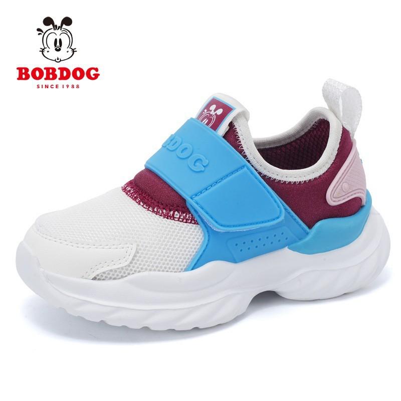 Bobdog Children's Shoes Boys 'shoes 2026 Mesh Breathable New Sneakers Step-on Running