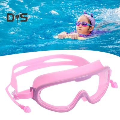 Kids Swim Goggles Large Frame Anti-Fog Swimming Glasses Clear View UV Protection Pool Goggles for Children 5-16 Years