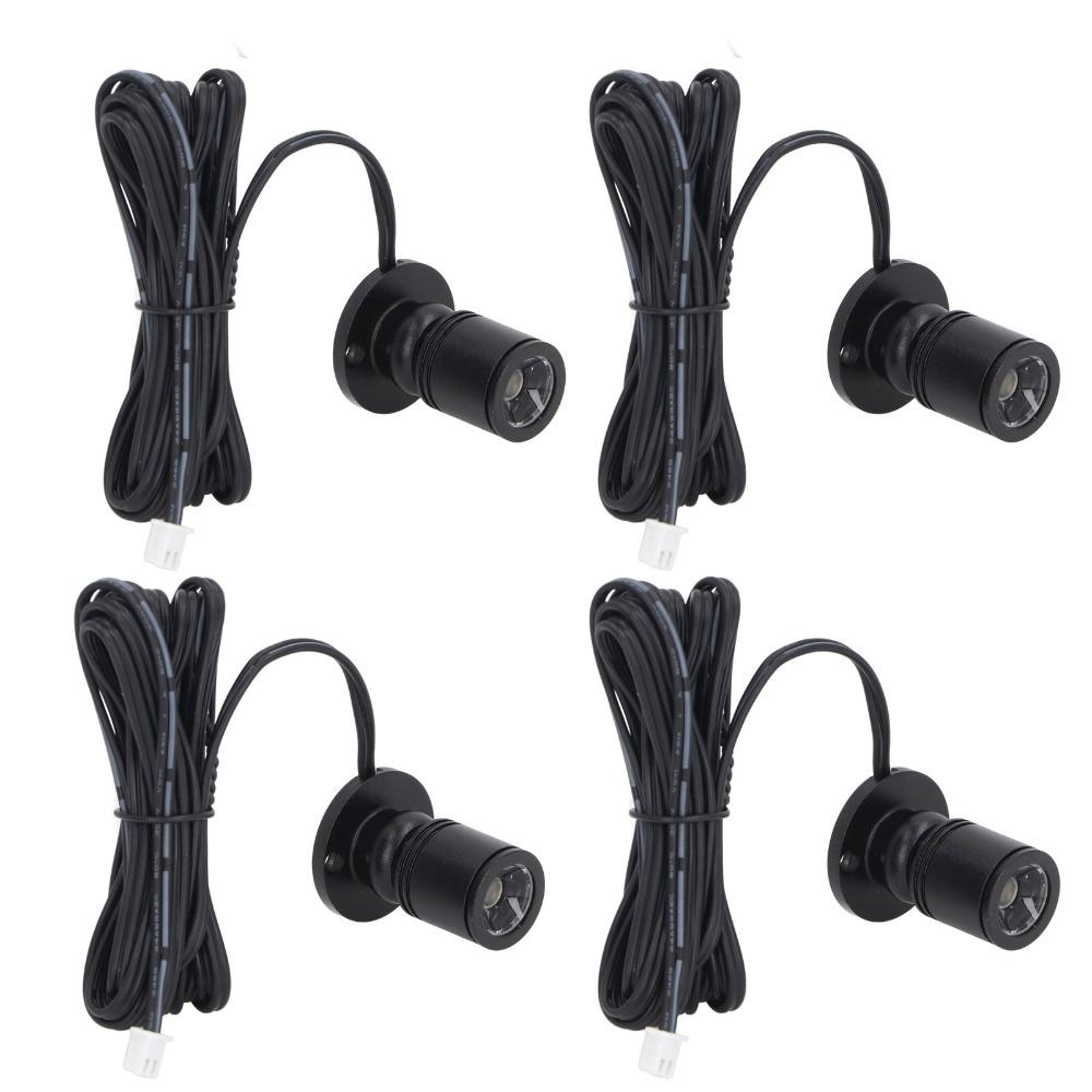 4-Pack 6.6ft Cable LED Display Spot Lights 5V LED Mini Spotlight  Pictures