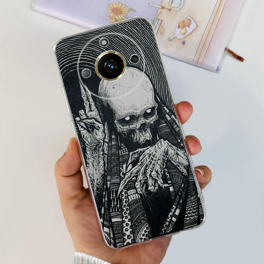 For Realme 11 Pro Plus Case RMX3740 RMX3741 Phone Cover Fashion Flower Butterfly Soft Silicone Funda For Realme 11 Pro 5G Bumper