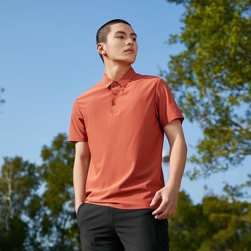 Ice Silk Polo Shirt: Men's & Women's Summer Lapel Short Sleeve, Custom Group Work Cultural Shirt with Collar