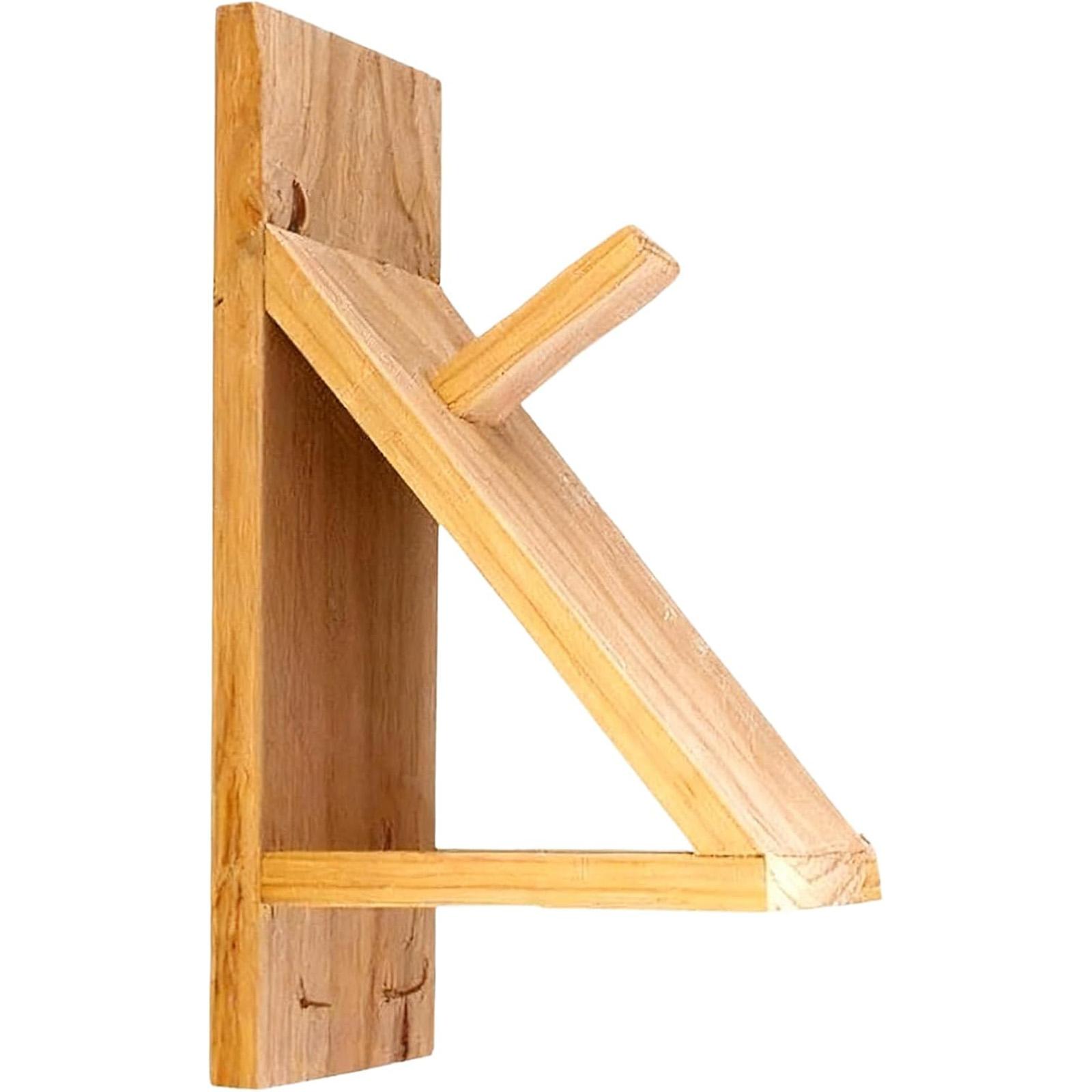 

Настінний тримач для шолома - Тримач для мотоциклетного шолома з міцною конструкцією, Полиця для демонстрації з економією місця, Тримач для екіпіровки для підвальної майстерні One Size