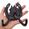 Decorative Iron Horseshoe Wall Hook Clothes Hook Clothes Hanger for Children