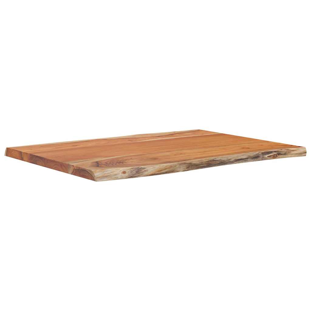 Vidaxl Blat Do Stołu, 80X60X2,5 Cm, Drewno Akacjowe, Naturalna Krawędź