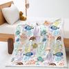 Digital Printed Cover Blanket Turtle Marine Animal Thickened Lamb Down Crystal Plush Blanket
