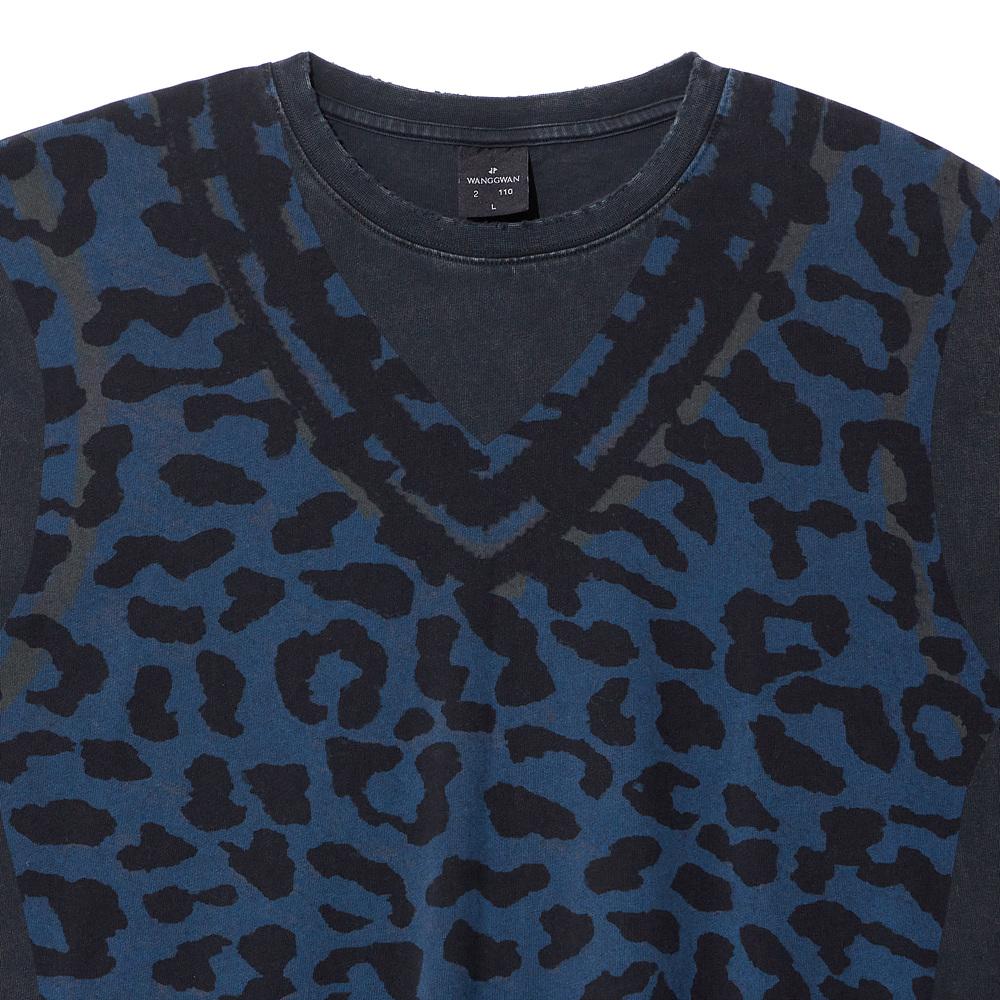 WANGGWAN Drip Leopard T-Shirt