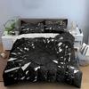 Cracked Pattern Decor Set Soft Comfortable Duvet Cover Bedding Set Included 1*Duvet Cover & 2*Pillowcases, Gift