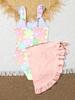 Trendy Korean-Style Spaghetti Strap One-Piece Swimsuit for Girls