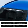 Car Decor Windshield Reflective Stickers Decals for SsangYong Korando Kyron Musso Texton Tivoli Actyon Auto Accessories Exterior