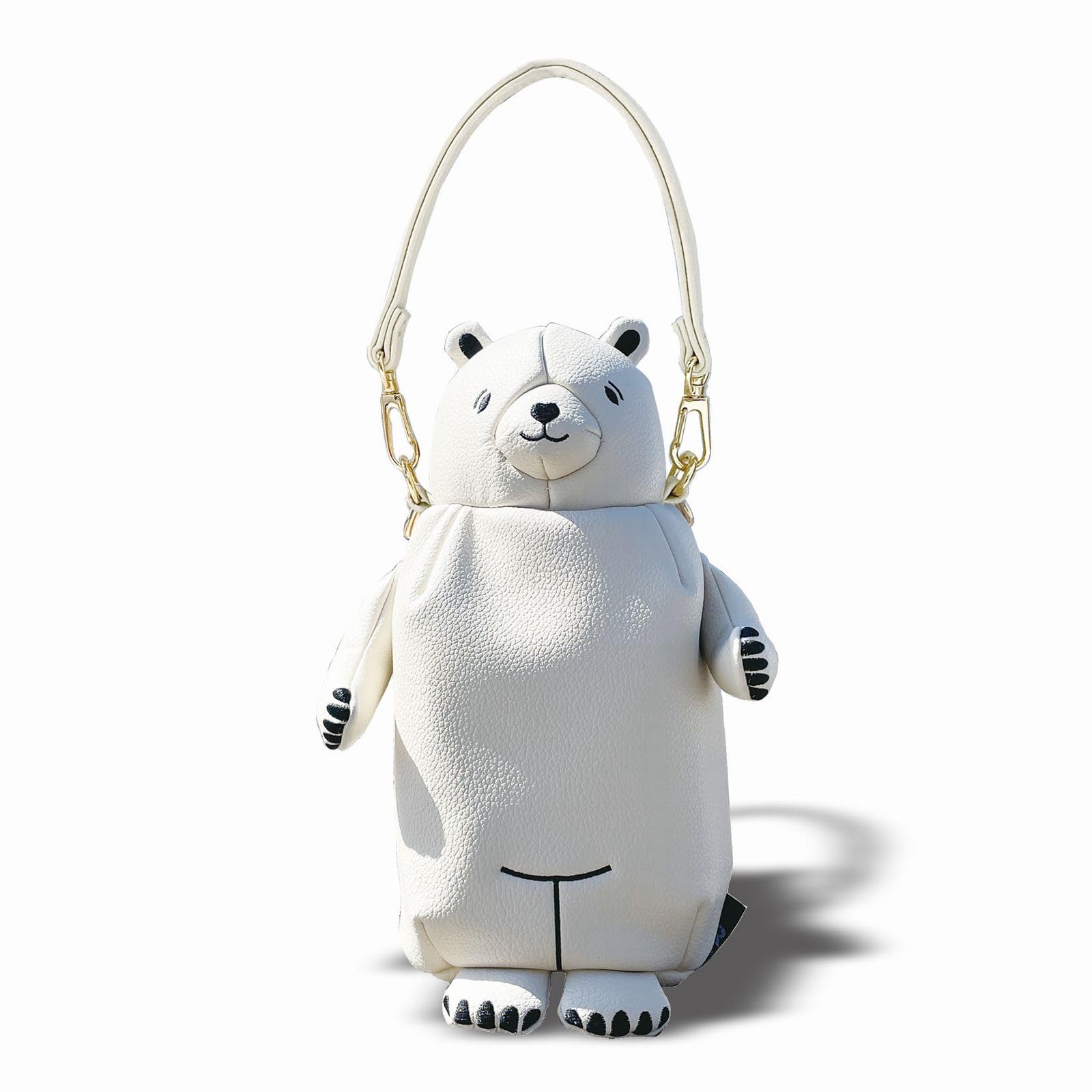 ROOTOTE 1155 Animal Mini Shoulder Bag EU With Fun Fun Animal (01 Polar Bear)