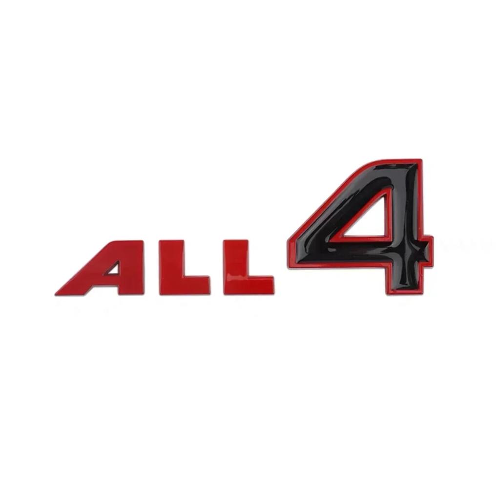 ALL 4 Metal Logo Emblem Auto Sticker ALL4 Badge for Mini COOPER JCW R60 R61 F60 Cooper S Countryman Paceman Car Accessories