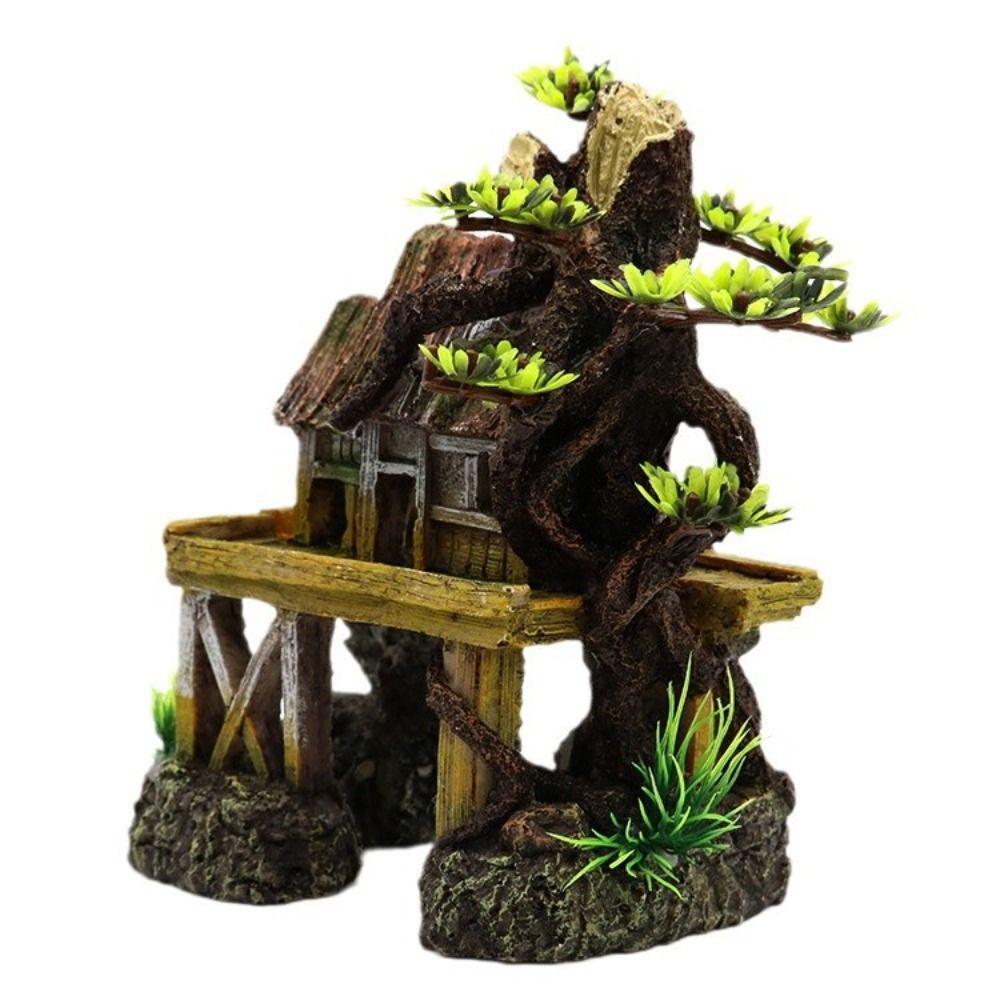 Artificial Aquarium Rockery Resin Decoration Landscaping Craft Fish Tank Ornaments Props