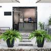 A84X-4X Artificial Ferns For Outdoors & Indoors,Large Faux Ferns Fake Boston Fern Plant For Planter Garden Porch Entrance B
