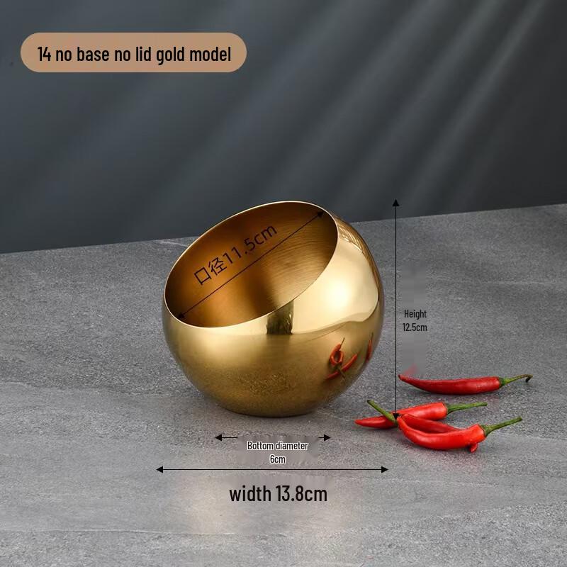Chui Shan Hai Stainless Steel Slanted Condiment Bowl