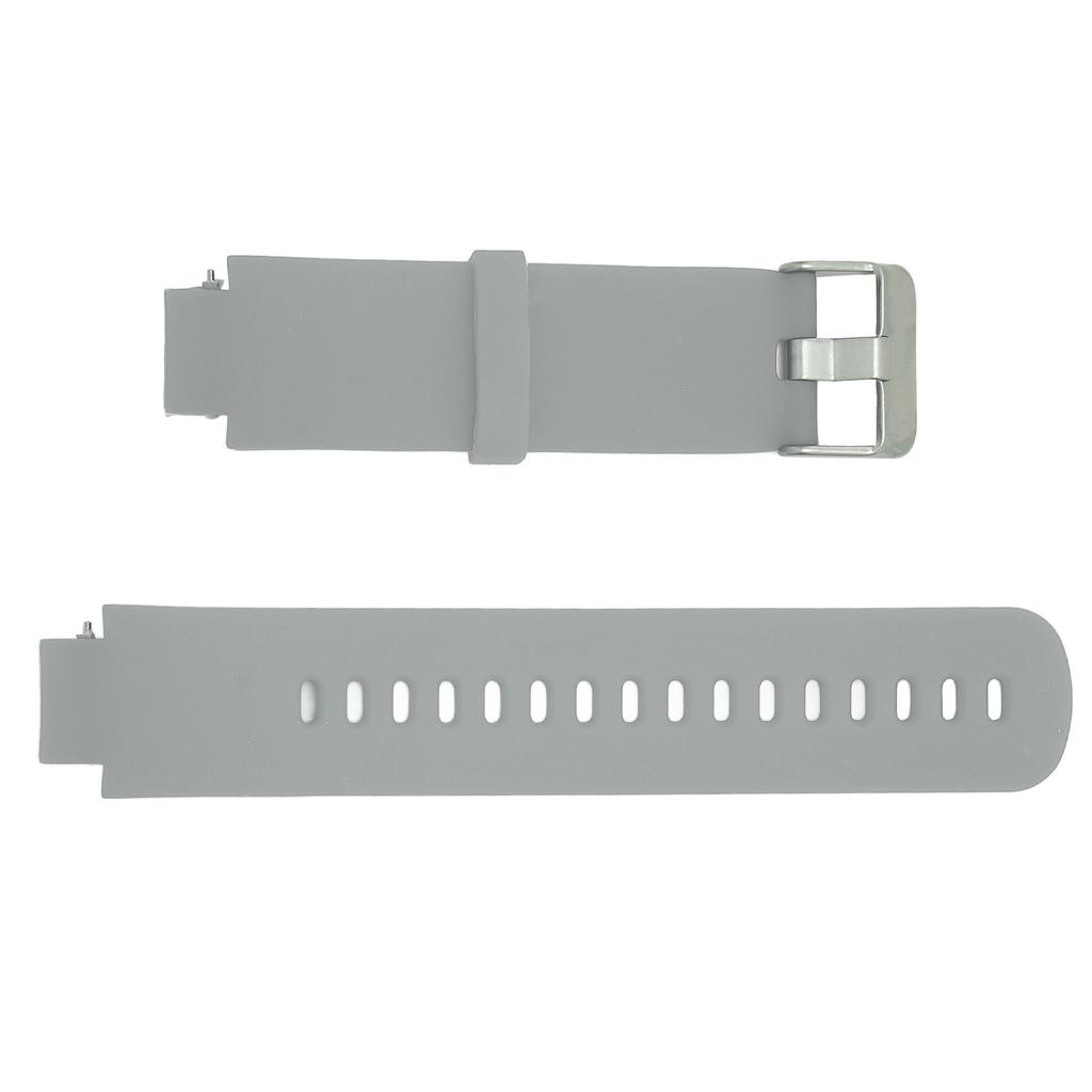 Smartwatch Replacement Band Silicone Watch Wrist Strap Single Color for Amazfit Verge 3Gray