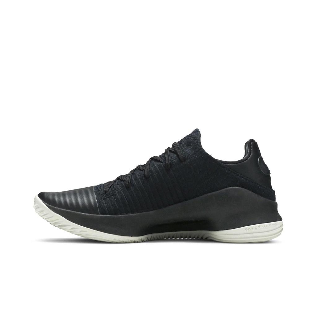 Under Armour Curry 4 Low 'Black' (Unisex) Black / Black Basketball Shoes 3000083 004