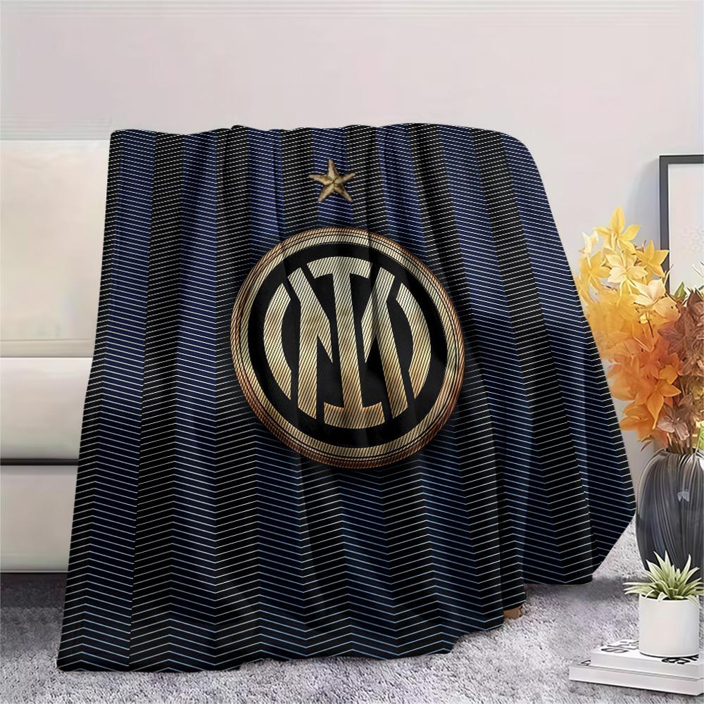 Football Club Internazionale Milano Flannel Blanket, High quality Comfortable for All Seasons, Home Decor, Warmth and Comfort