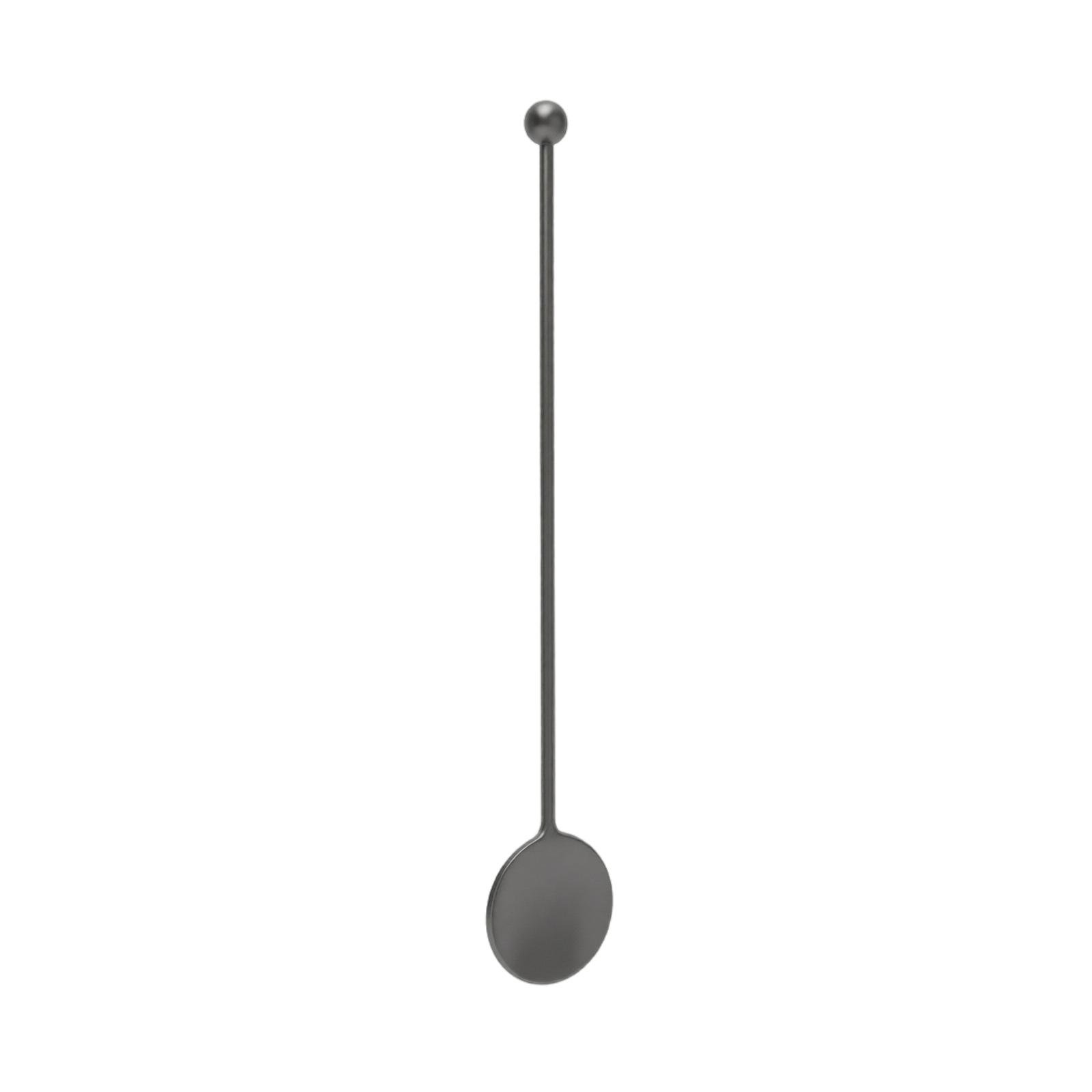 Small 304 Stainless Steel Cocktail Stirrer with Round Paddle for Mixing Drinks one size чёрный