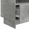 TV Stand Concrete Grey 102 x 34.5 x 50 cm Particleboard