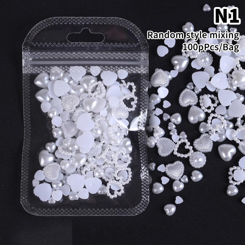 100Pcs Mini Colorful Tie Nail Charms Minimalist Bowknots Sweet Style Nail Art Decorations For Women Diy French Manicure Parts