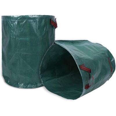 Garden Bag - 272L - Pack of 2 - Tear-resistant Reusable - Waterproof Reinforced Fabric, 4 Handles