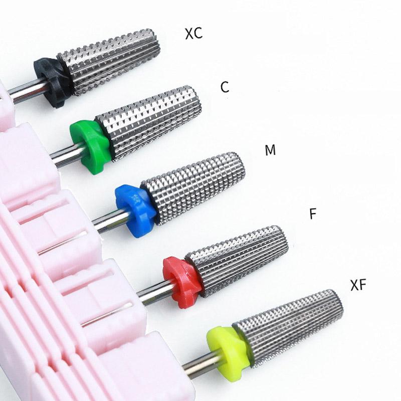 High-end Five One Alloy Plating Tungsten Steel Drill Bit Electric Grinding Head Nail Cuticle Removal Nail Accessories and Tools