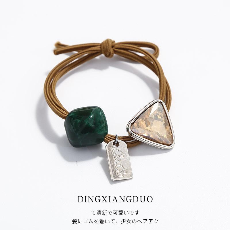 Korean Simple Scrunchie Women Girls Elastic Hair Rubber Bands Accessories Tie Hair Rope Ring Holder Ornaments Headdress