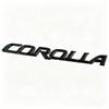 1 Pezzo Emblema Badge Baule 3D Rialzato in ABS Nero/Argento/Cromo Decalcomania Logo Posteriore Personalizzata per Adesivo Carrozzeria Accessori