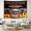 Harley-davidson Motorcycle Artwork Tapestry Room Decoration Wall Hanging for Living Room Bedroom, dormitory, Birthday and Christmas gifts