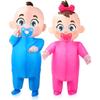 2 Large Inflatable Baby Costumes Gender Reveal Boys and Girls Inflatable Suits Gender Reveal Party Halloween Cosplay Supplies