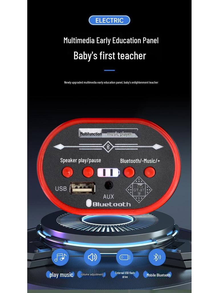 Kids' Electric Tricycle: Remote Control Ride-On Motorcycle