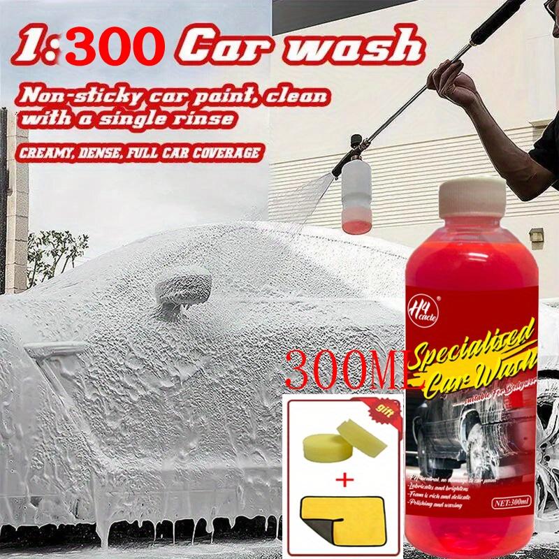 300ml Concentrated Car Wash Liquid Auto Foam Wash Wax Super Foam Automotive Shampoo Vehicle Cleaner for Car Washing Supplies