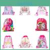 Adorabile Sacca Coulisse Unicorno per Bambine con Carino Design a Cartone Animato per Viaggi e Scuola