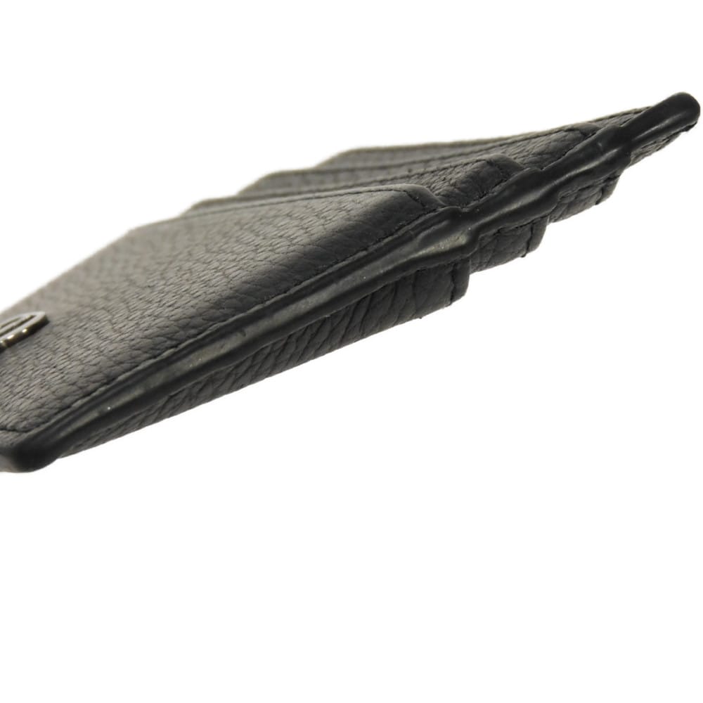 Used 10656 CD Icon Card Holder 2ESCH135CDI_H00N 7946 Current Icon Signature Grain Calfskin Pass Case/Business Card Logo