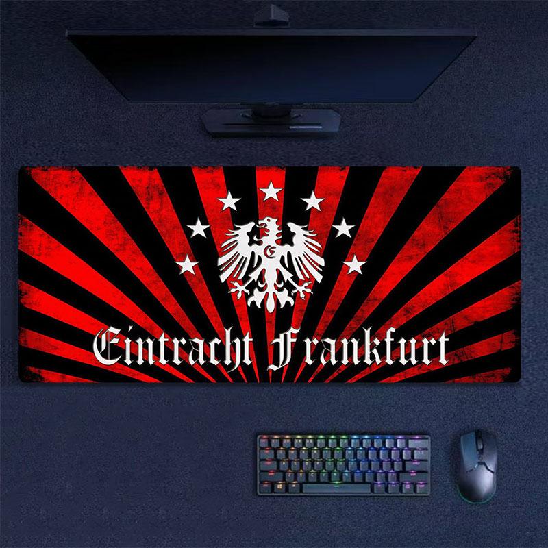 Eintracht Frankfurt Large Gaming Table Cushion Non-slip Laptop Tablet Big Mousepad XXL Mat Mini PC Playmat With Lock edge
