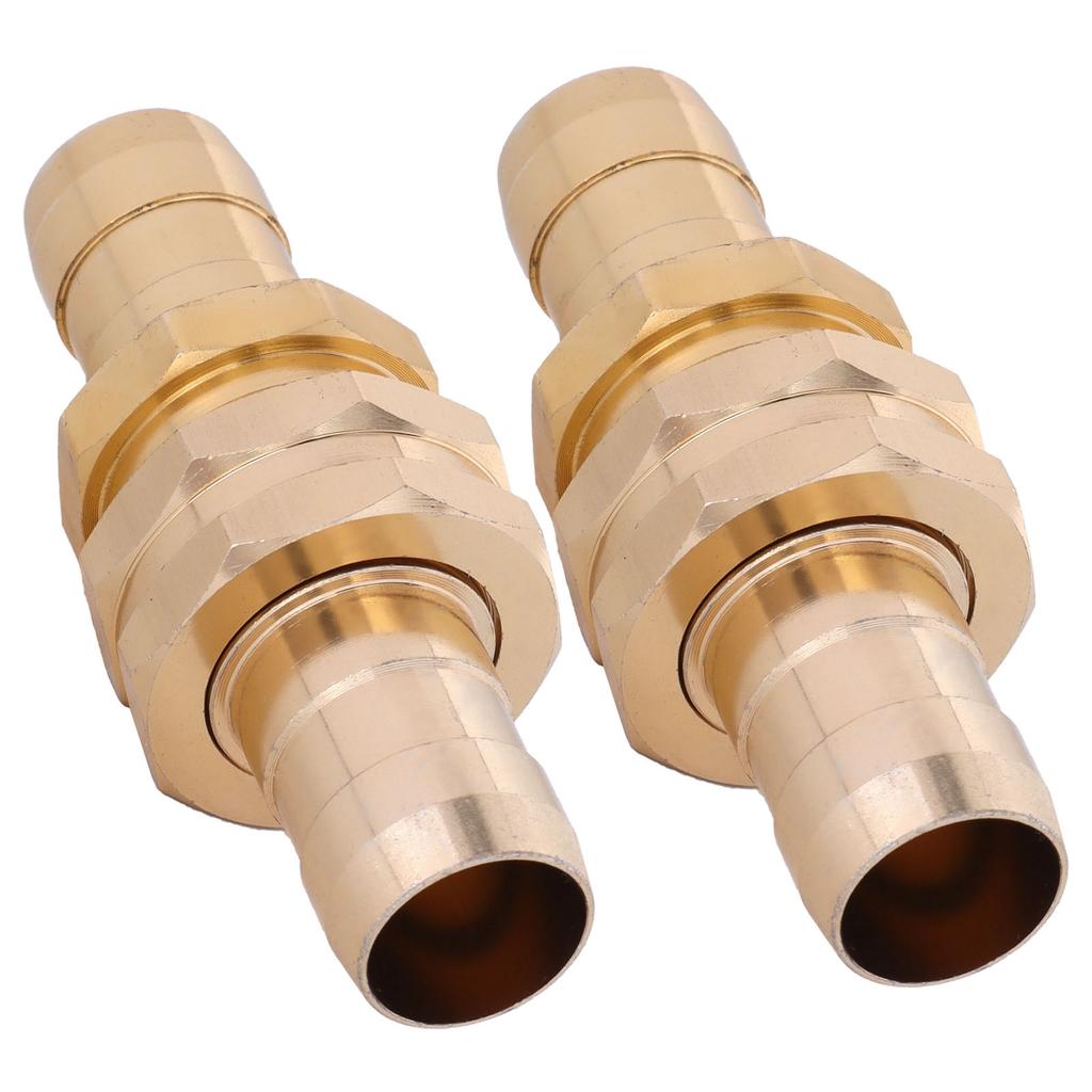 2Pcs G3 4 Aluminum Alloy Hose Repair Connector Water Hose End Mender with Clamp for Garden