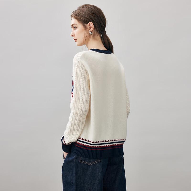 Komom Boca 2025 Women's Jacquard Cashmere Sweater