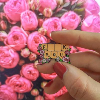 Waffle Rose Pin Insignia Broche Lote