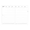 Planner 2026 Schedule March 2026 Weekly Weekly Vertical Souple Plus Lamp Black EDiT Book, Start, Notebook, Semi-A5, Three-Part Layout, 26SDR-ETH01-BK