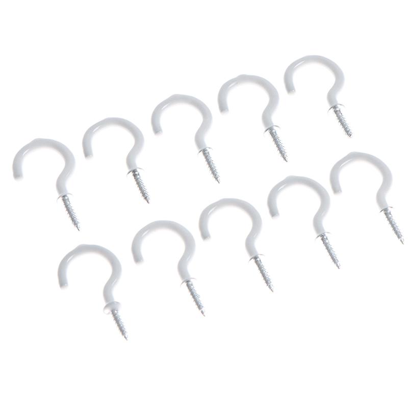 10 Pcs Mug Shouldered Hanger Cup Hooks Heavy Duty Screw-In Ceiling Hooks Cup