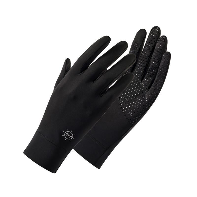 

Солнцезащитные перчатки из ледяного шелка, женские, тонкие, летние, для улицы, антиультрафиолетовые, дышащие, с сенсорным экраном, противоскользящие, для езды на велосипеде, трамвайные перчатки One size