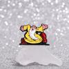 Cartoon Anime Characters Enamel Pins Custom White Beard Old Man Brooches Lapel Badges Funny Jewelry Gift for Friends
