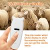 Rechargeable Animal Chip Reader With Backlits Screen Ranges Portable Scanner for Animal/Pet/Dog/Cats/Pig
