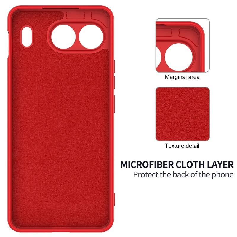 Pouzdro z pravého tekutého silikonu pro OnePlus Nord 4 Plná ochrana Kryt na telefon Popruh Lanyard 1+ Nord4