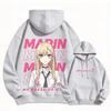 My Dress-Up Darling Print Hoodies Casual Loose Oversized Unisex Sweatshirt Sports Graphic Retro Fashion