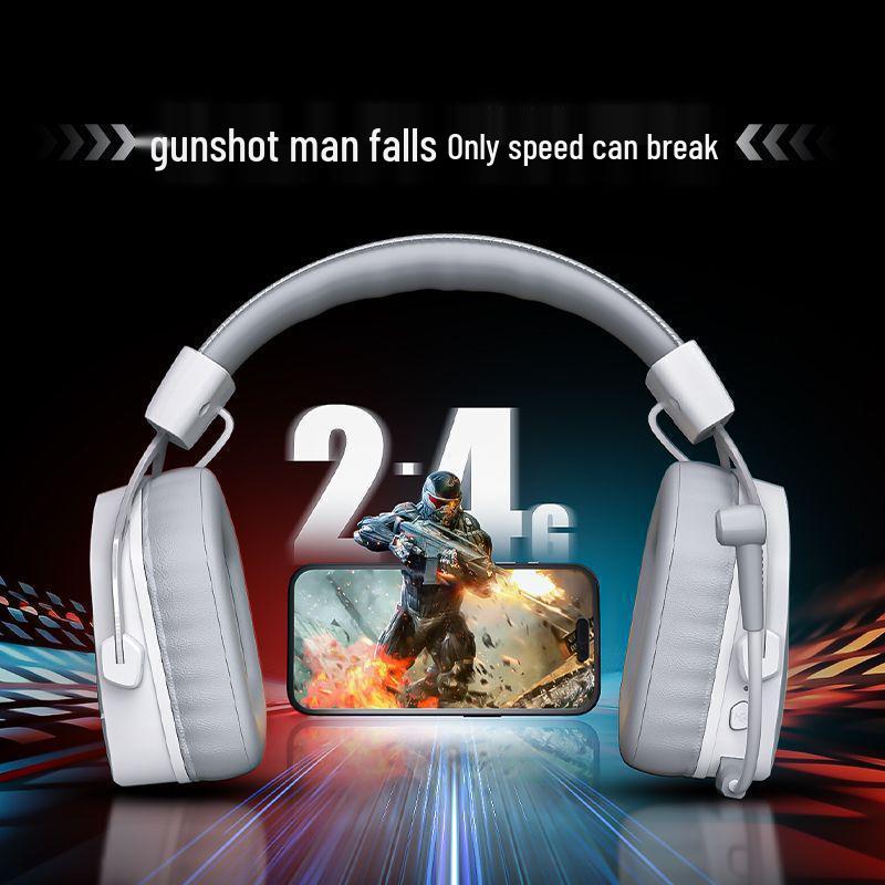 2025 K03S Wireless Over-Ear Gaming Headset - Comfortable, Bluetooth 2.4G, Esports-Optimized with Sound Positioning
