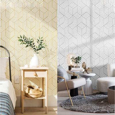 Thickened Nordic Style Self-adhesive Waterproof Wallpaper for Bedroom Living Room Background Wall Old Furniture Stickers