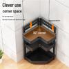 Foldable Kitchen Countertop Corner Spice Rack