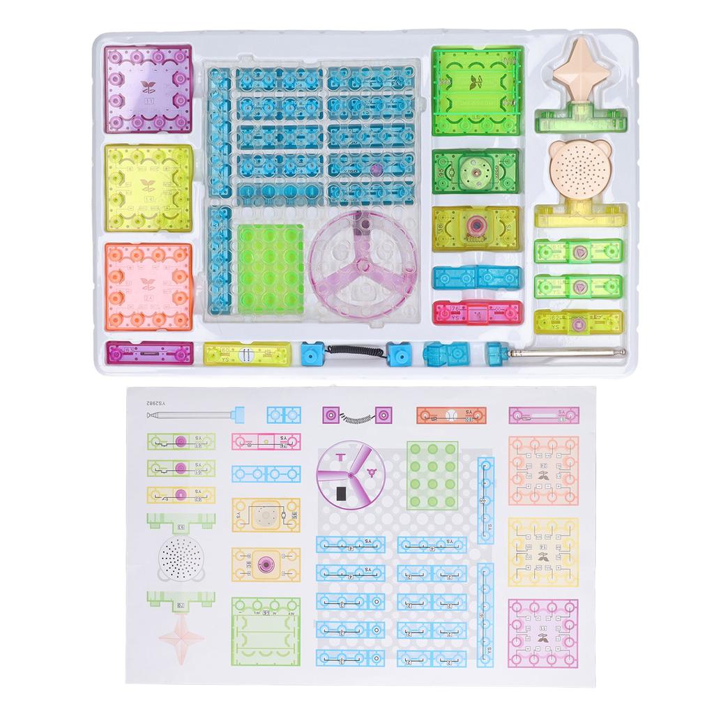Schaltungsbaukasten Baustein Elektrizitätsexperiment Spielzeugset für Kinder